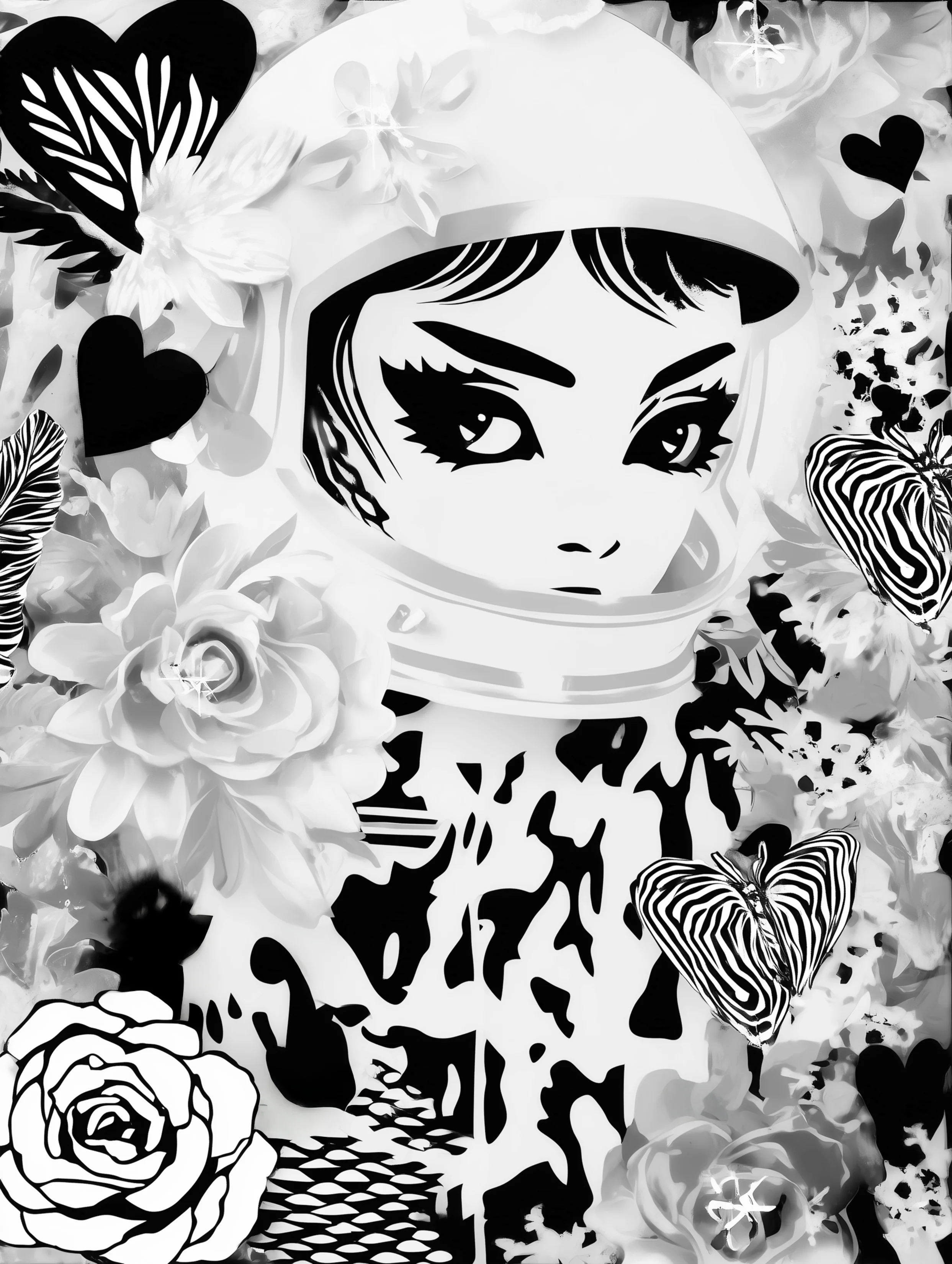 Free printable astronaut coloring pages for adults featuring stylishg astronaut coloring page